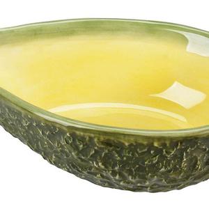 Home Gourmet Collection Small Ceramic Avocado Serving Bowl