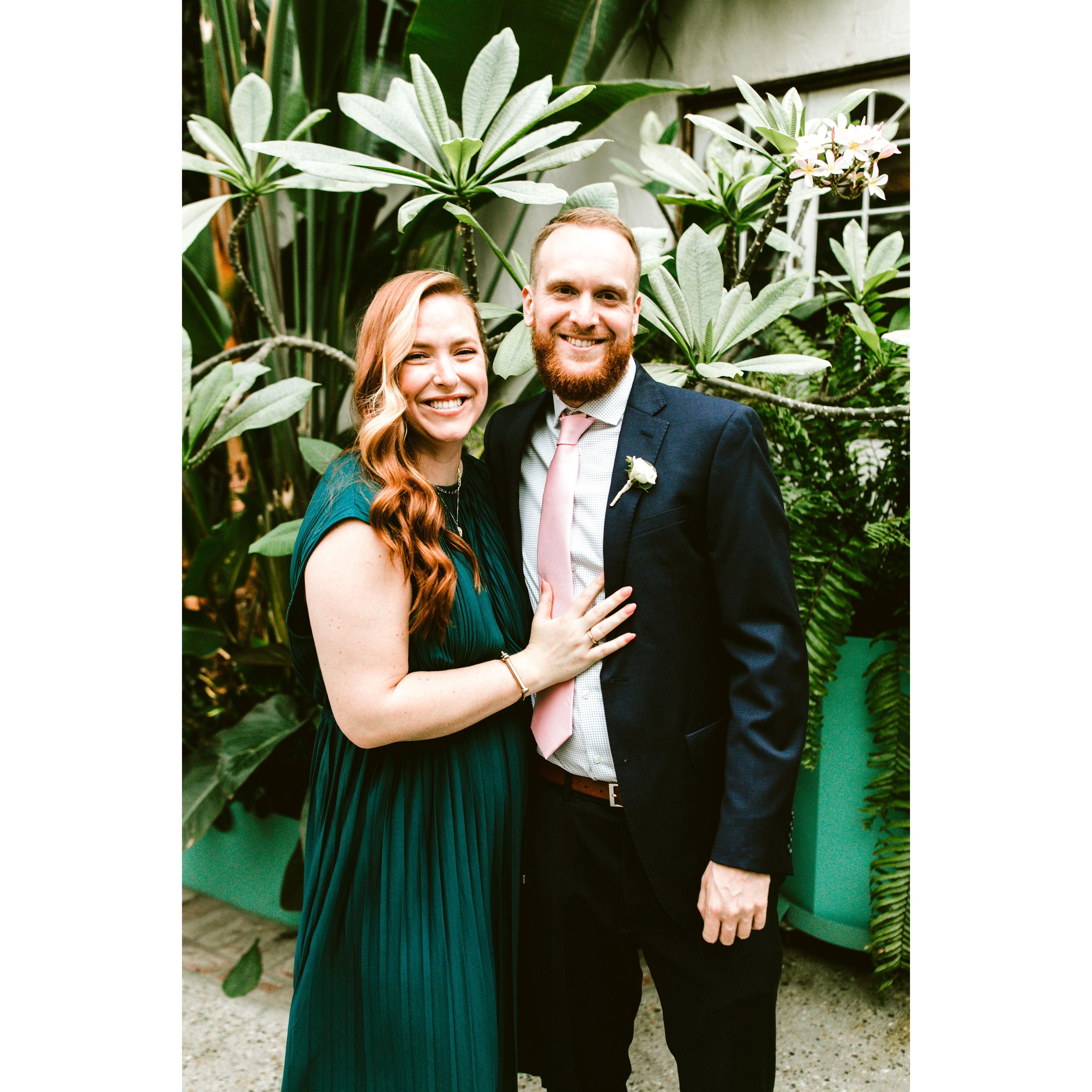 My first big McQuay family event! Laura and Vlad getting married :)
