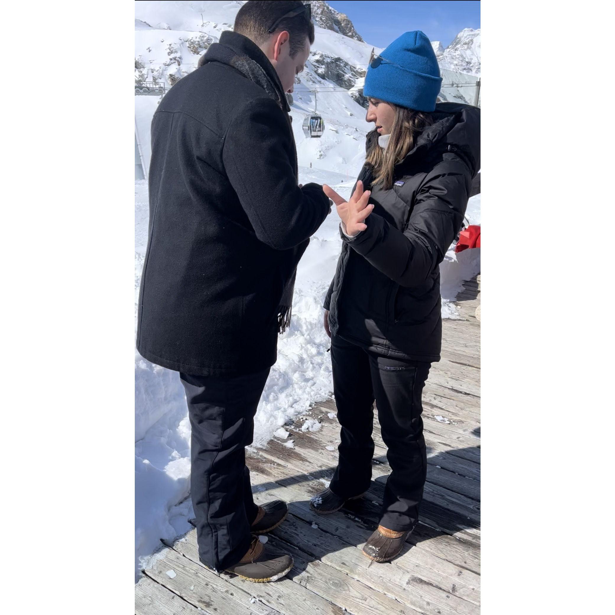 Proposal -Zermatt, Switzerland...Sarah had no idea