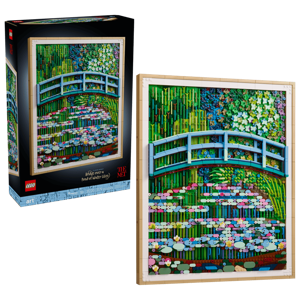 Lego Art - Claude Monet – Bridge over a Pond of Water Lilies