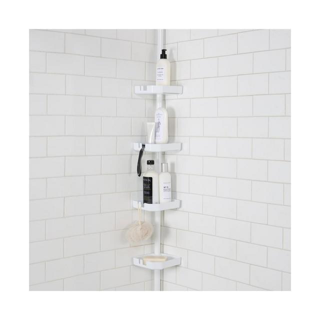 Bath Bliss 4 Tier Corner Shower Organizer