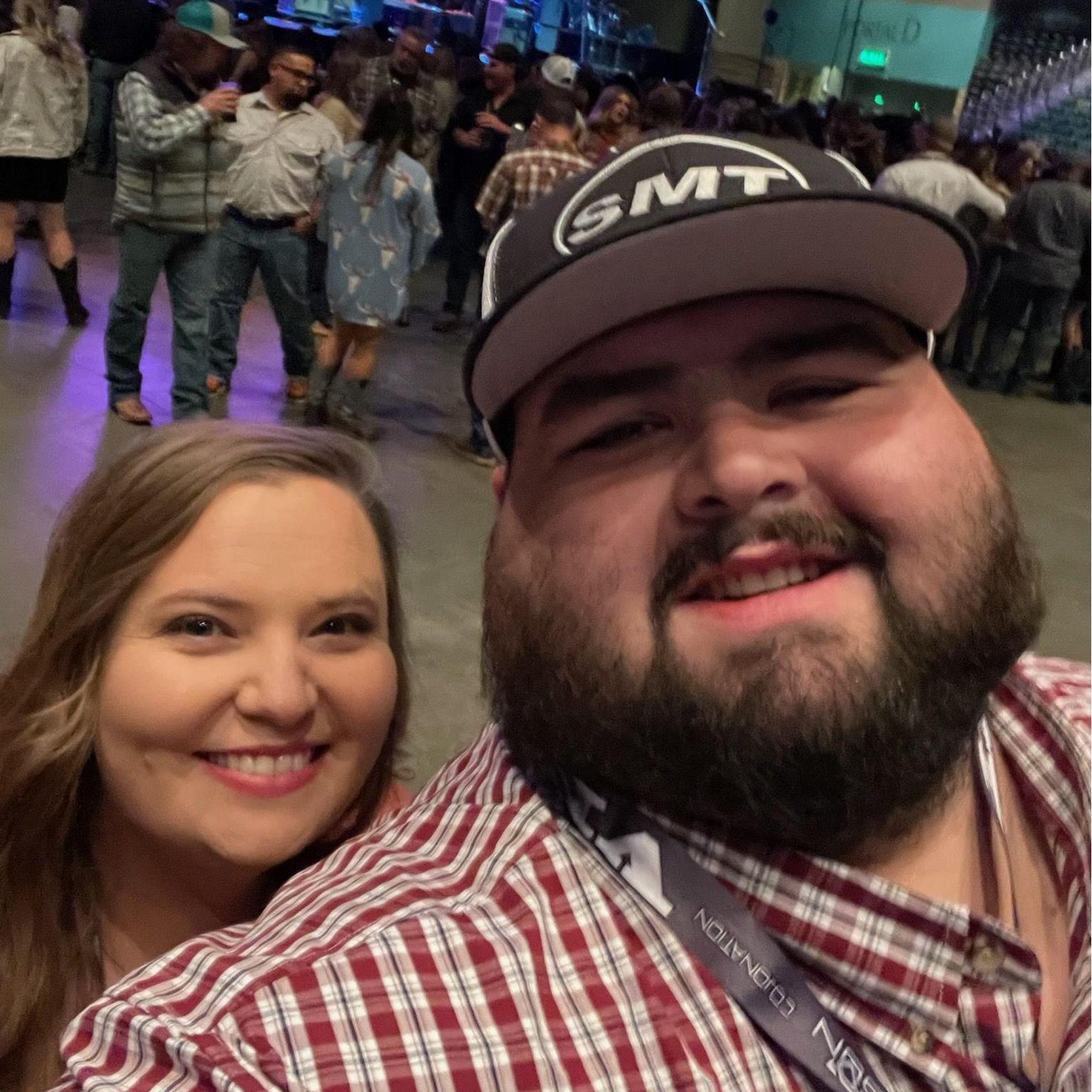 Having the best time people watching and listening to Cody Johnson in Reno