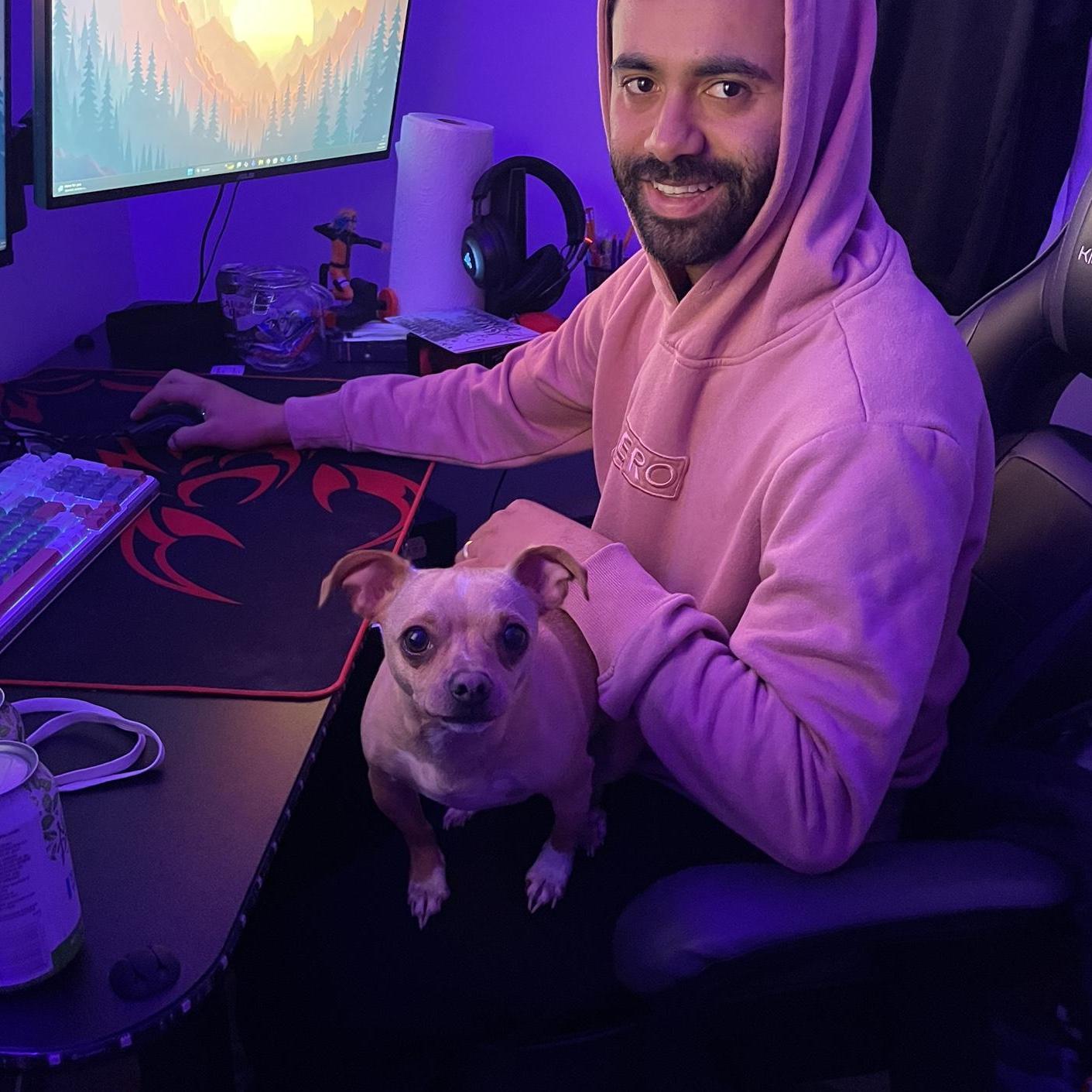 Teddy makes the perfect gaming partner!
