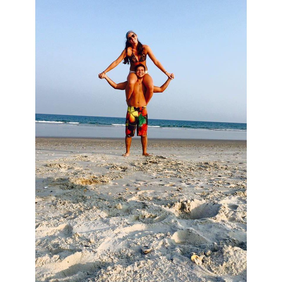 Jacob + I at Wrightsville Beach, 2016