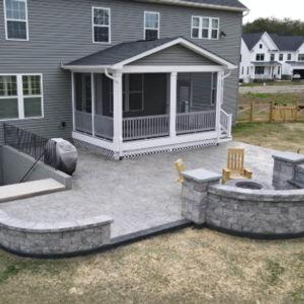 Screened In Back Patio Project