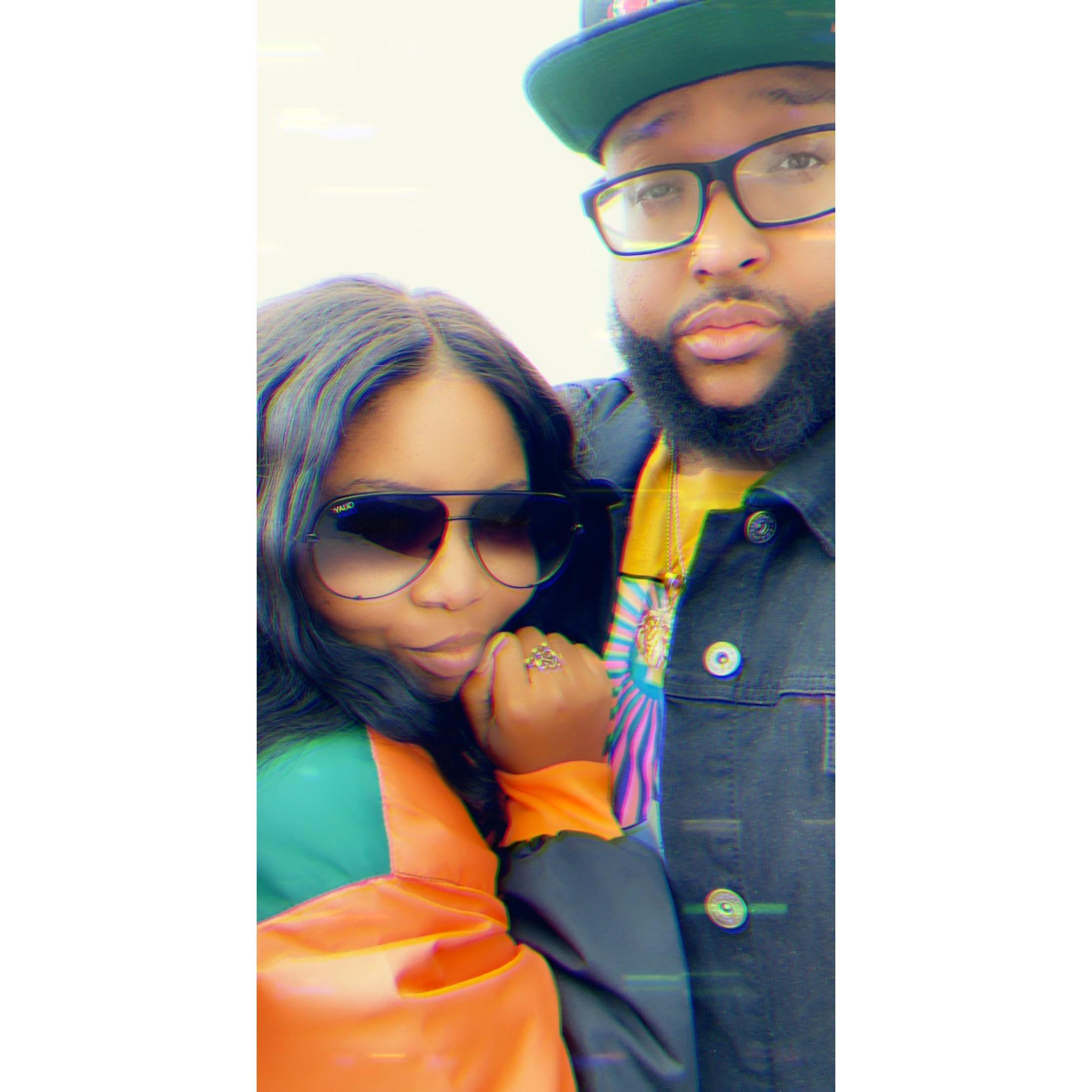 Our First Date I took Shalita to show her around Harrisburg since it was her first time here and we went mini golfing on the susquehanna river front.