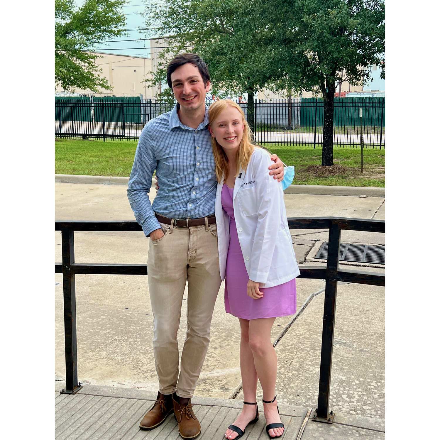 Lilly's White Coat Ceremony - the first time Michael met Lilly's family!