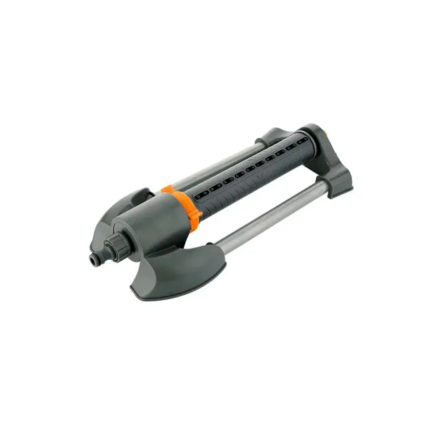 Swtroom Lawn Sprinkler Oscillating Sprinkler Automatic Swing Adjustable Spray Angle Courtyard Garden Watering Grey