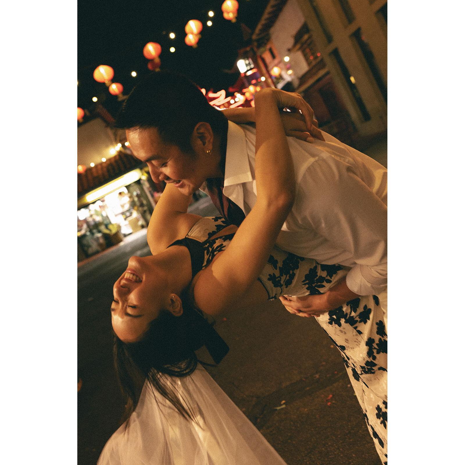 Dancing around LA Chinatown