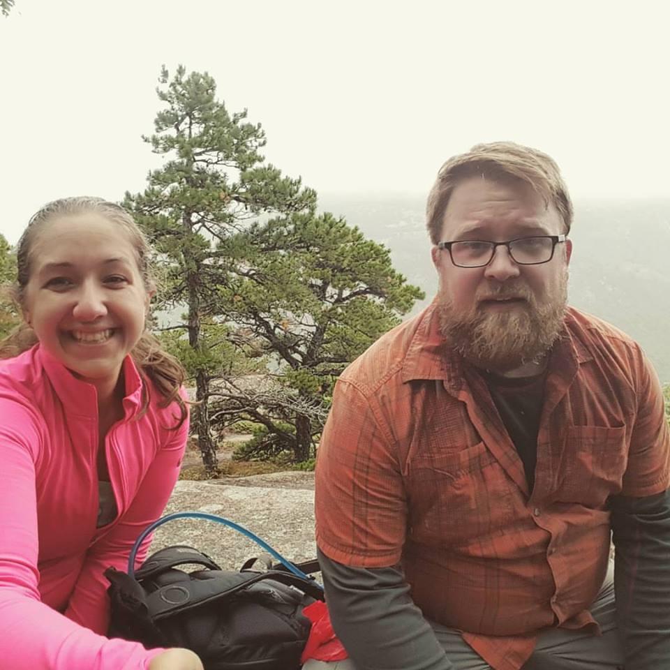 Summit of Dorr's Mtn in Maine