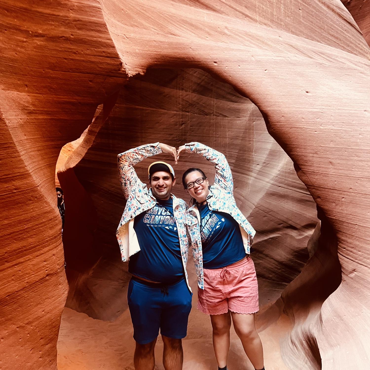 After our 33-mile Bryce Canyon Trail race, we visited Antelope Canyon.