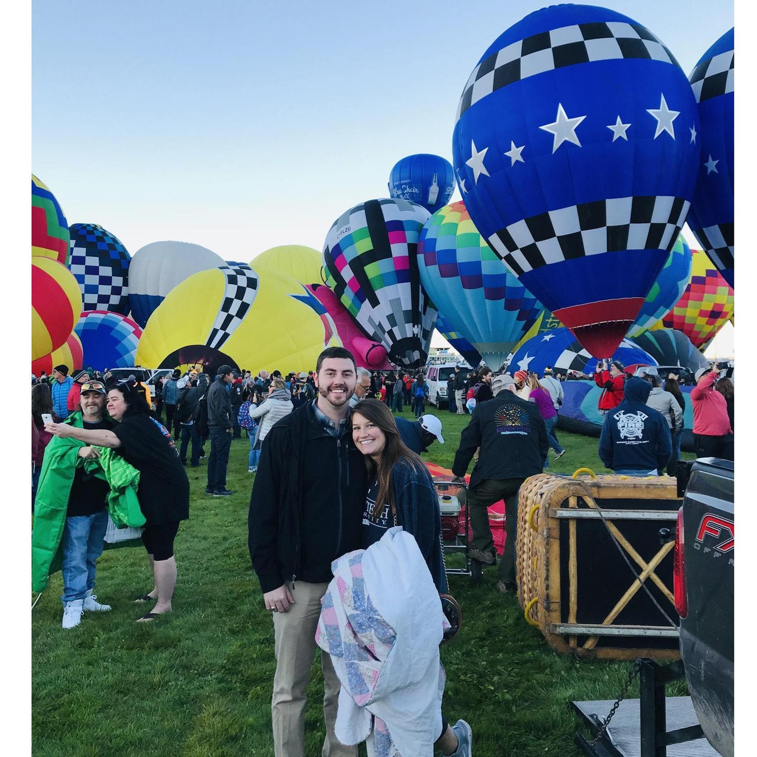 Our first trip together! Hot Air Balloon Festival- Albuquerque, New Mexico