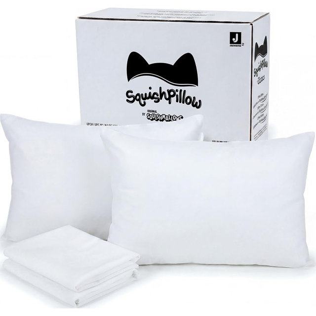 SquishPillow by Original Squishmallows - Standard Size Bed Pillow 2-Pack (Soft Density)