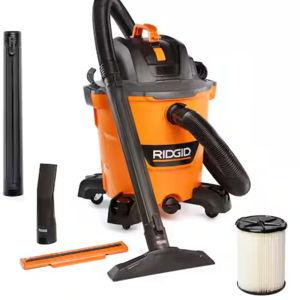 12 Gallon 5.0 Peak HP NXT Shop Vacuum Wet Dry Vac with General Debris Filter, Locking Hose and Accessory Attachments