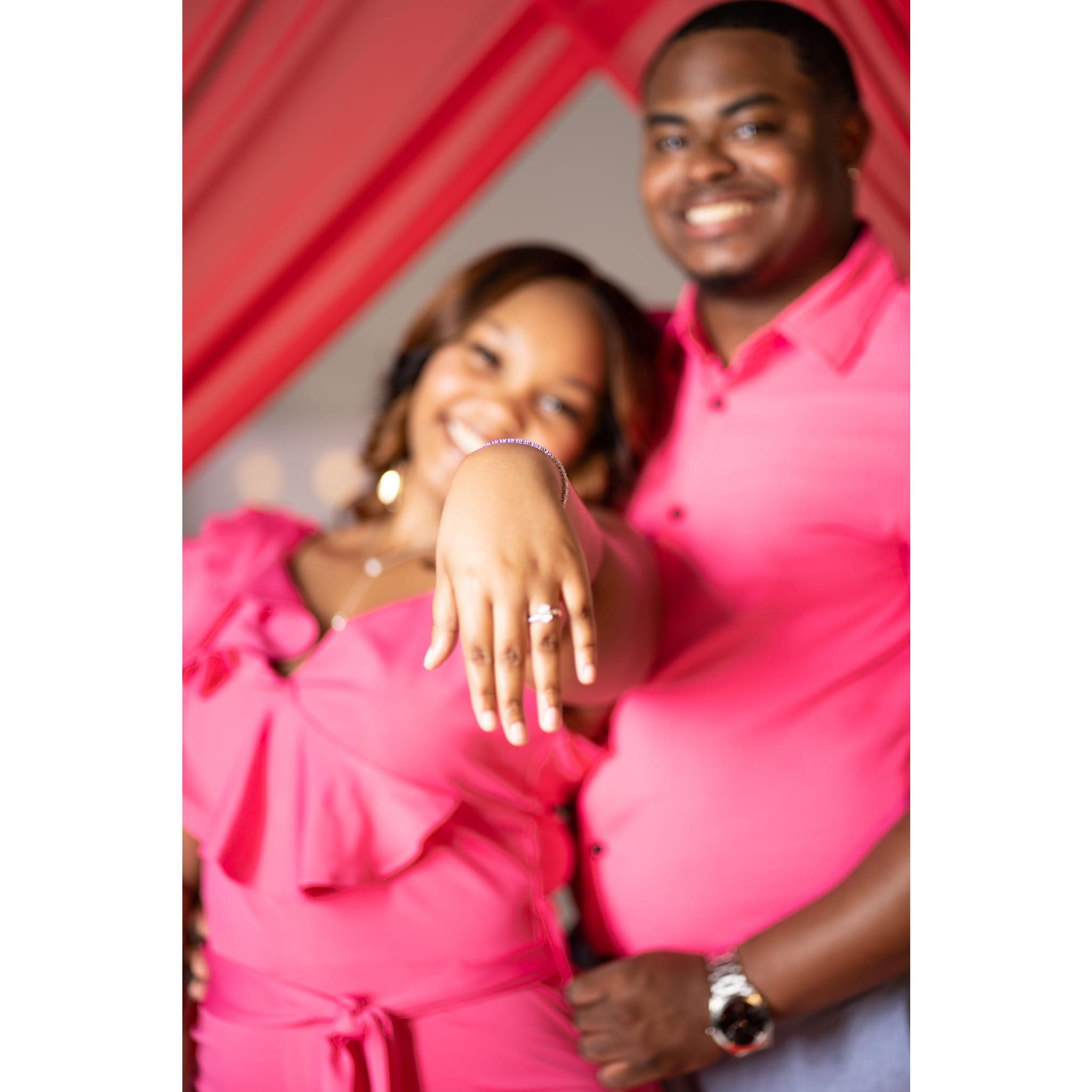 The day, Terriaunna said, "Yes" to marrying JacQuan