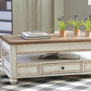 Realyn Traditional Lift Top Cocktail Table