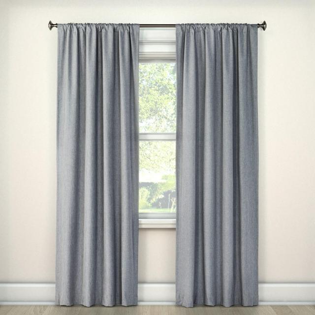 42'x84" Room Darkening Curtain Panel Gray - Room Essentials™