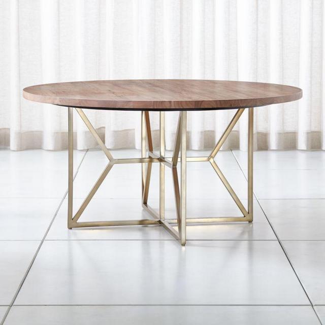 Hayes 60" Round Acacia Dining Table