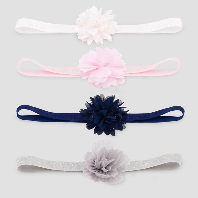 Baby Girls' 4pk Pulmes Headwrap - Just One You® made by carter's Newborn