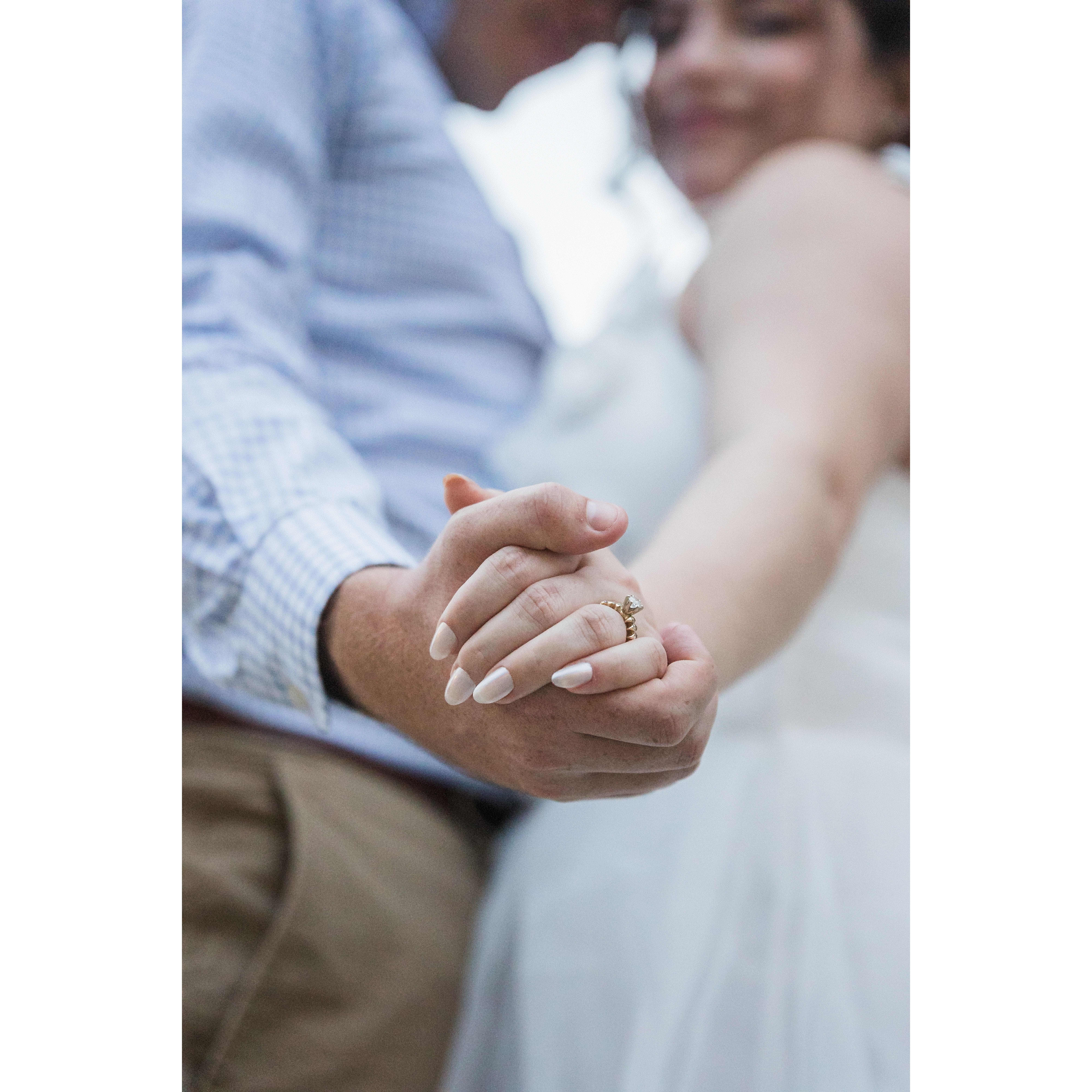 Engagement photos at the Merchant Exchange Building in Philadelphia