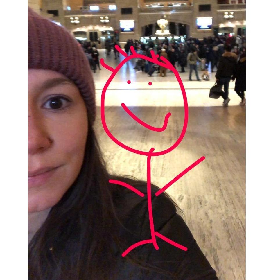 Michelle & Flat Johnny in NYC!
