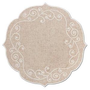 Lenox® French Perle Round Placemat in Linen