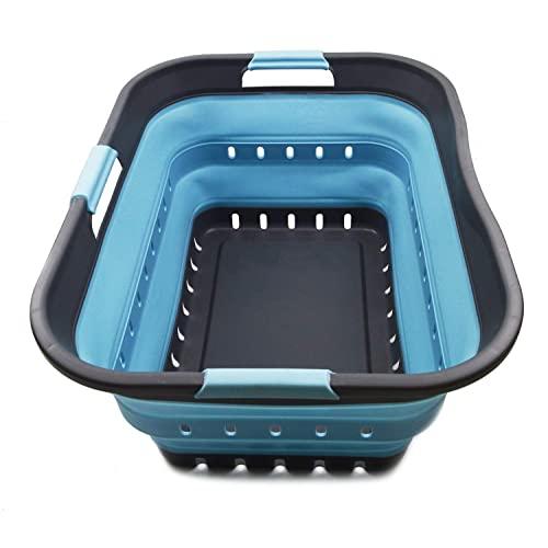 AREYZIN Plastic Storage Baskets With Lid Organizing Container