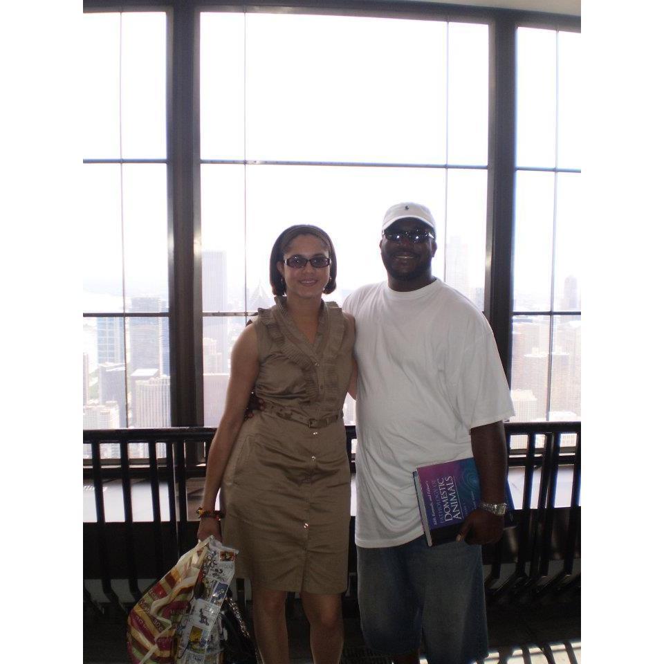 In the tallest building in Chicago (Willis Tower)