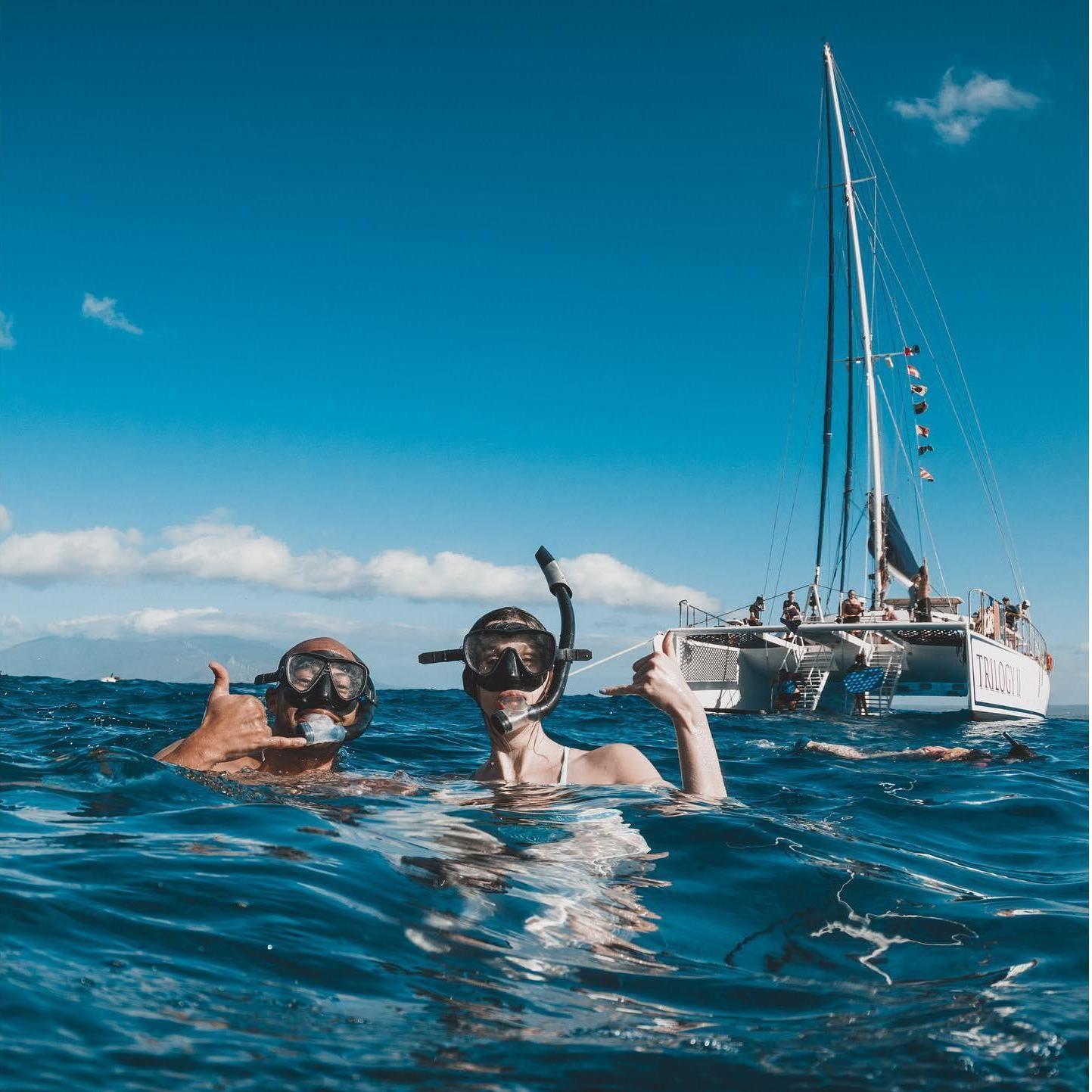 Snorkeling at Molokini Crater