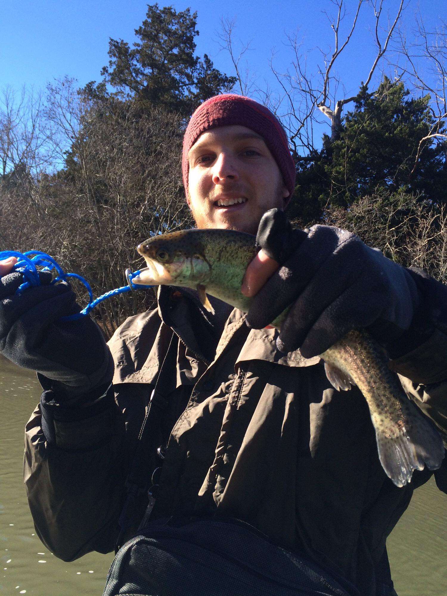 Good times at the Blue River.  Chase took me fly fishing for trout for my first time:)