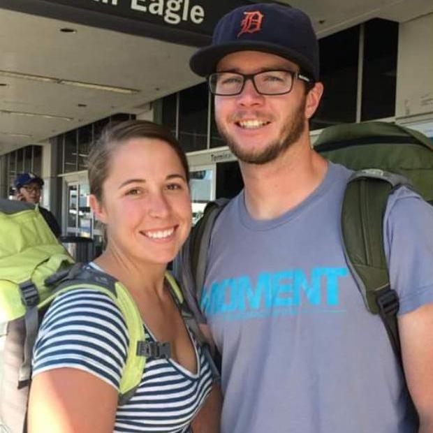 First time traveling aboard together. Spain.