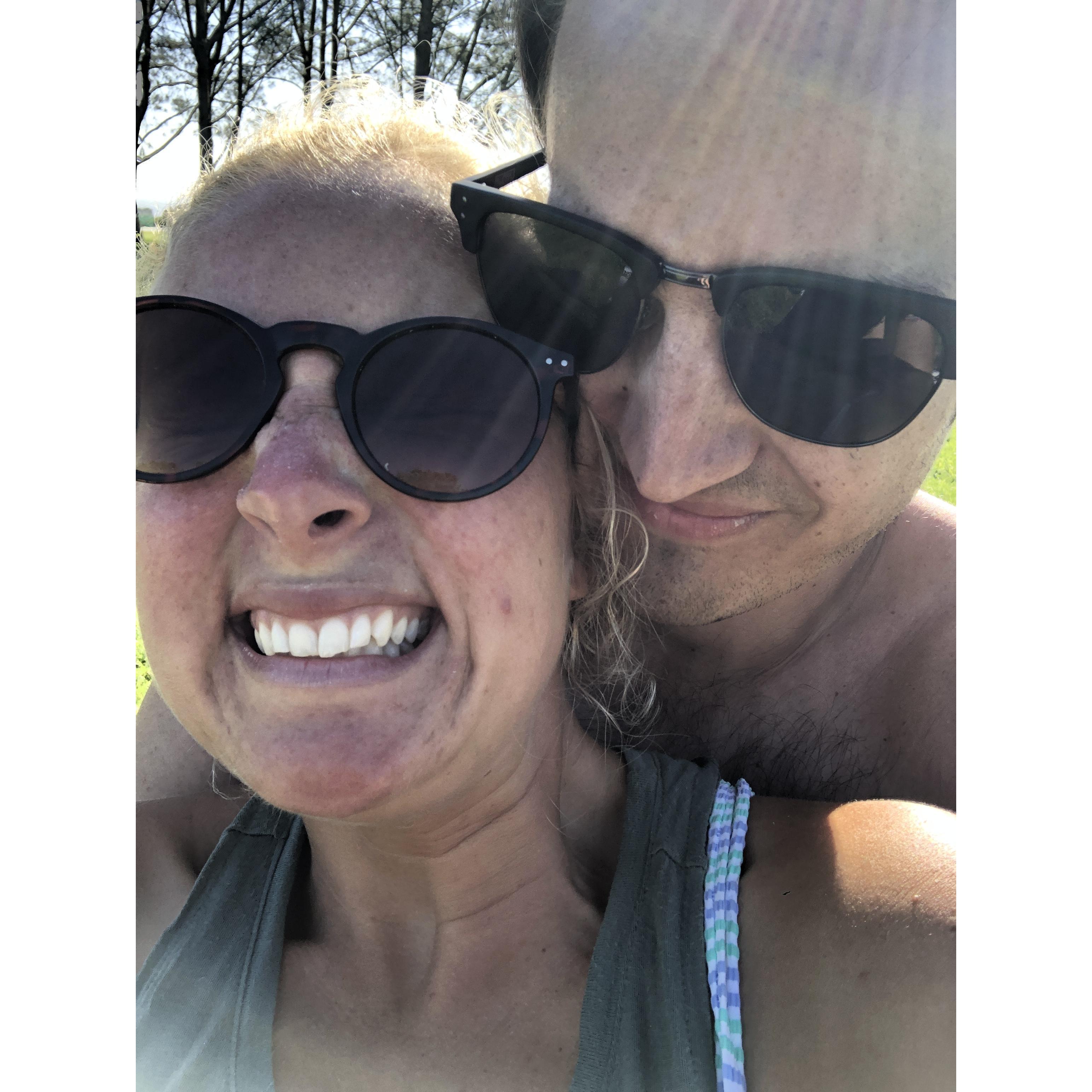 after not seeing each other during quarantine for 2 months,  tucker surprised alyssa by showing up at her front door.  as they walked to his car, tucker said “i love you” for the first time