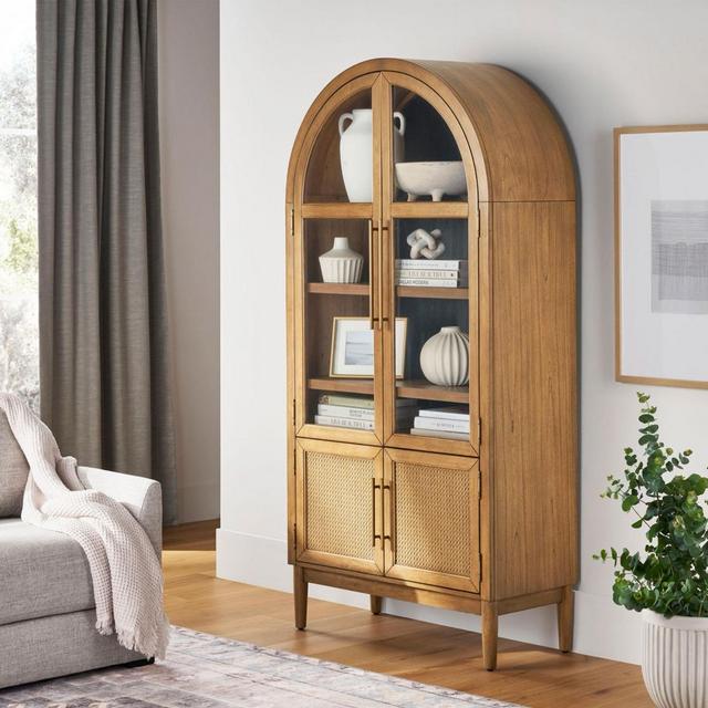 Member's Mark Enzo Storage Cabinet With Rattan Cabinet Doors - Sam's Club