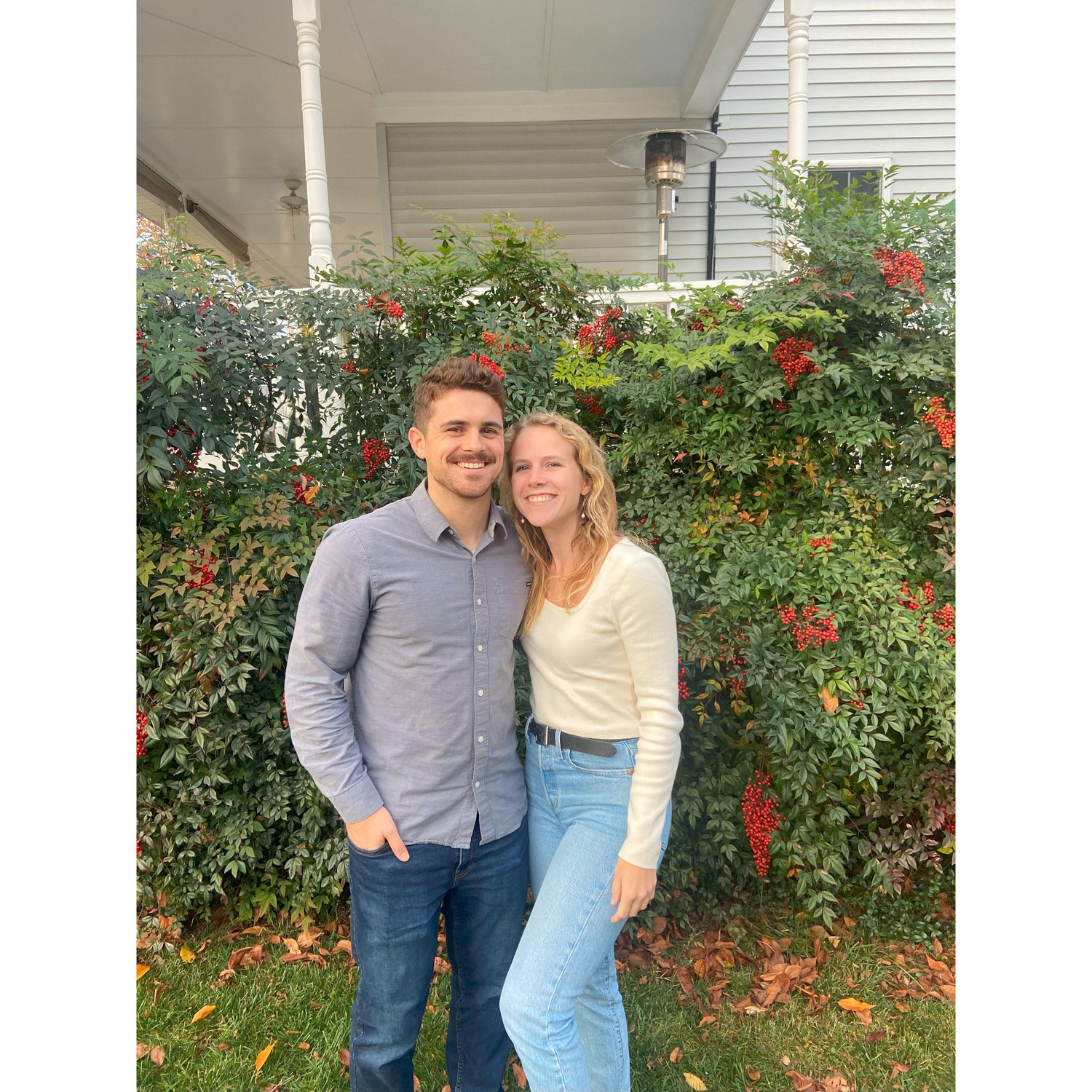 A fall day out in Ashburn, Virginia, with Stacey's family.