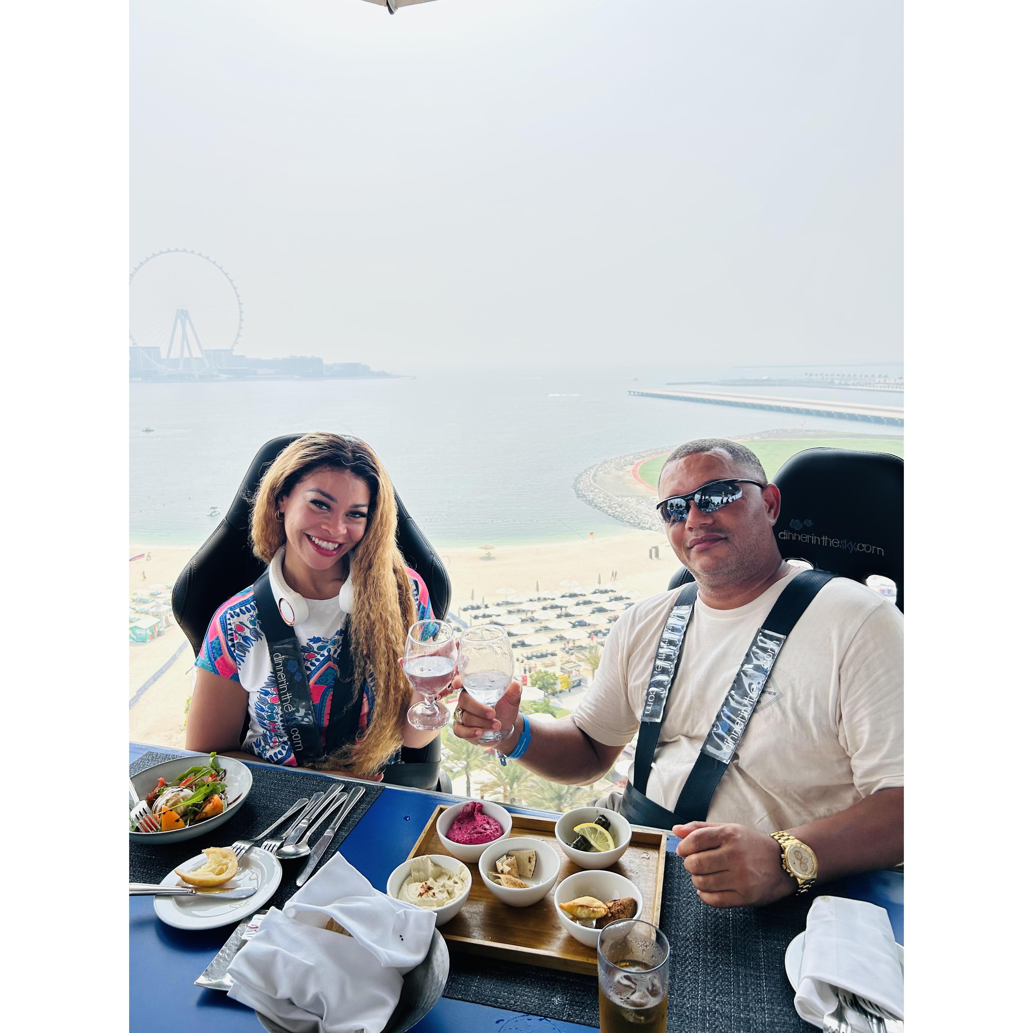 Dinner in the Sky in Dubai