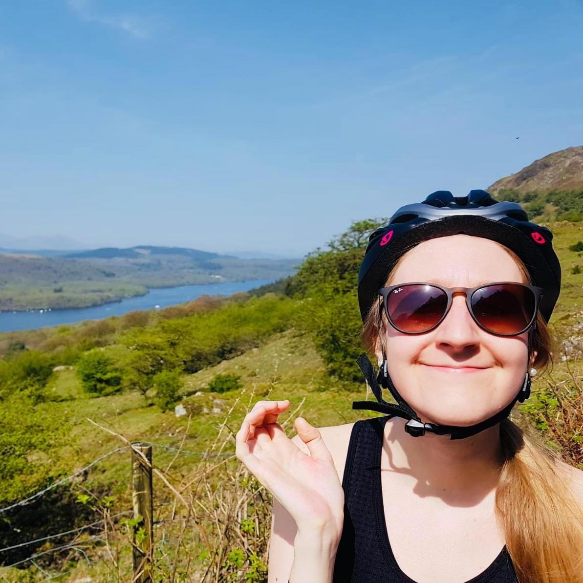 Cycling in the Lake District, England