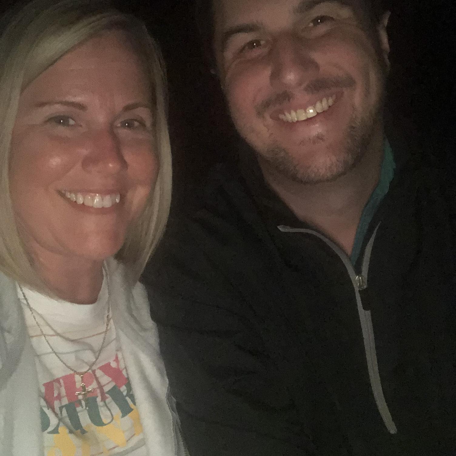 Night time, weekend golf cart rides are the best!