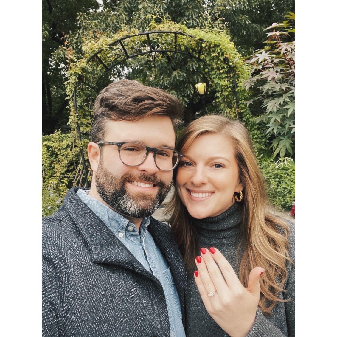 Right after getting engaged.