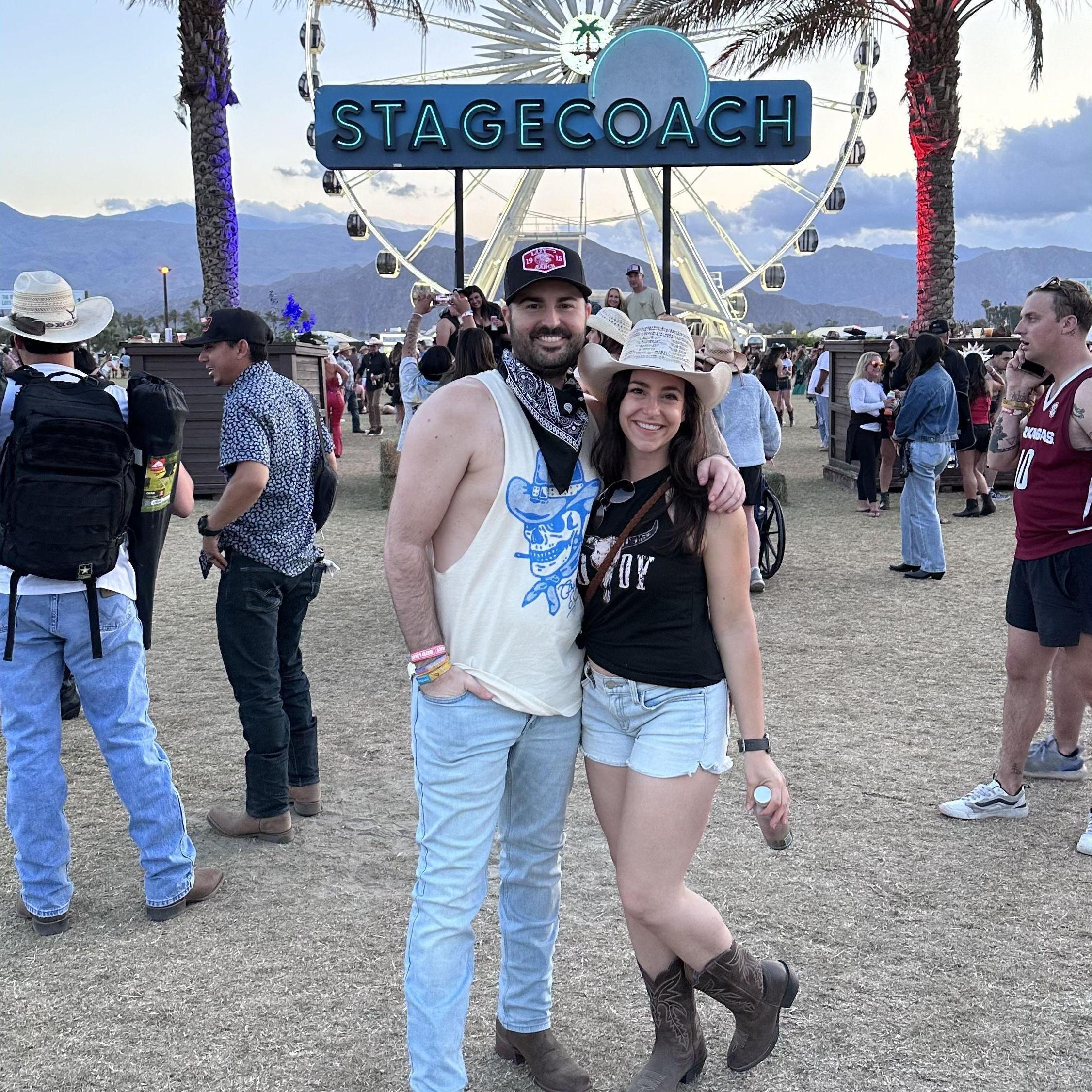 Our first Stagecoach Festival together!