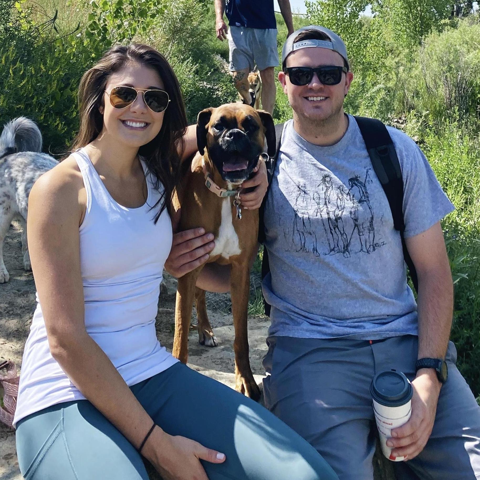 We love spending time at the dog park with Yuri