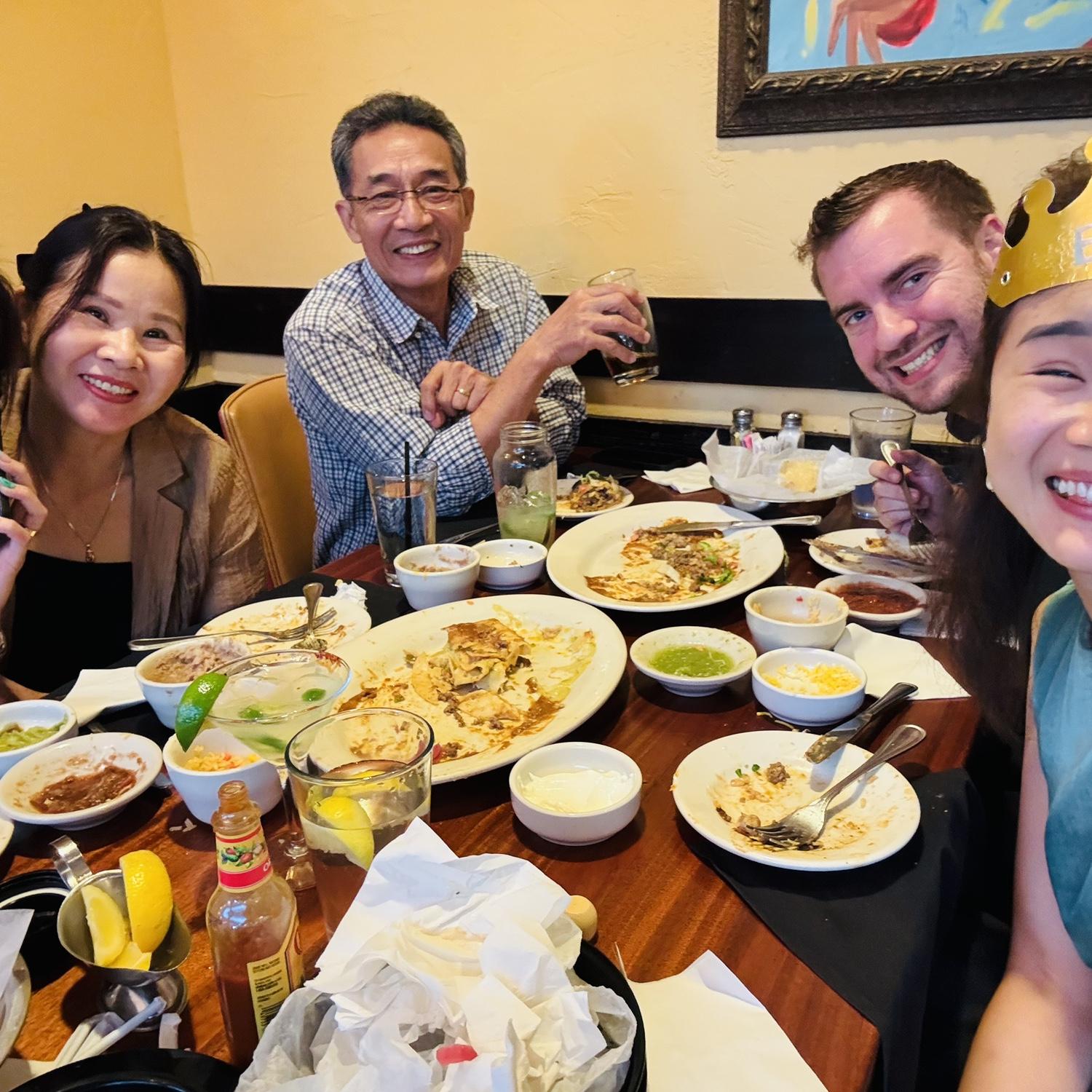🌮June’s birthday lunch with family