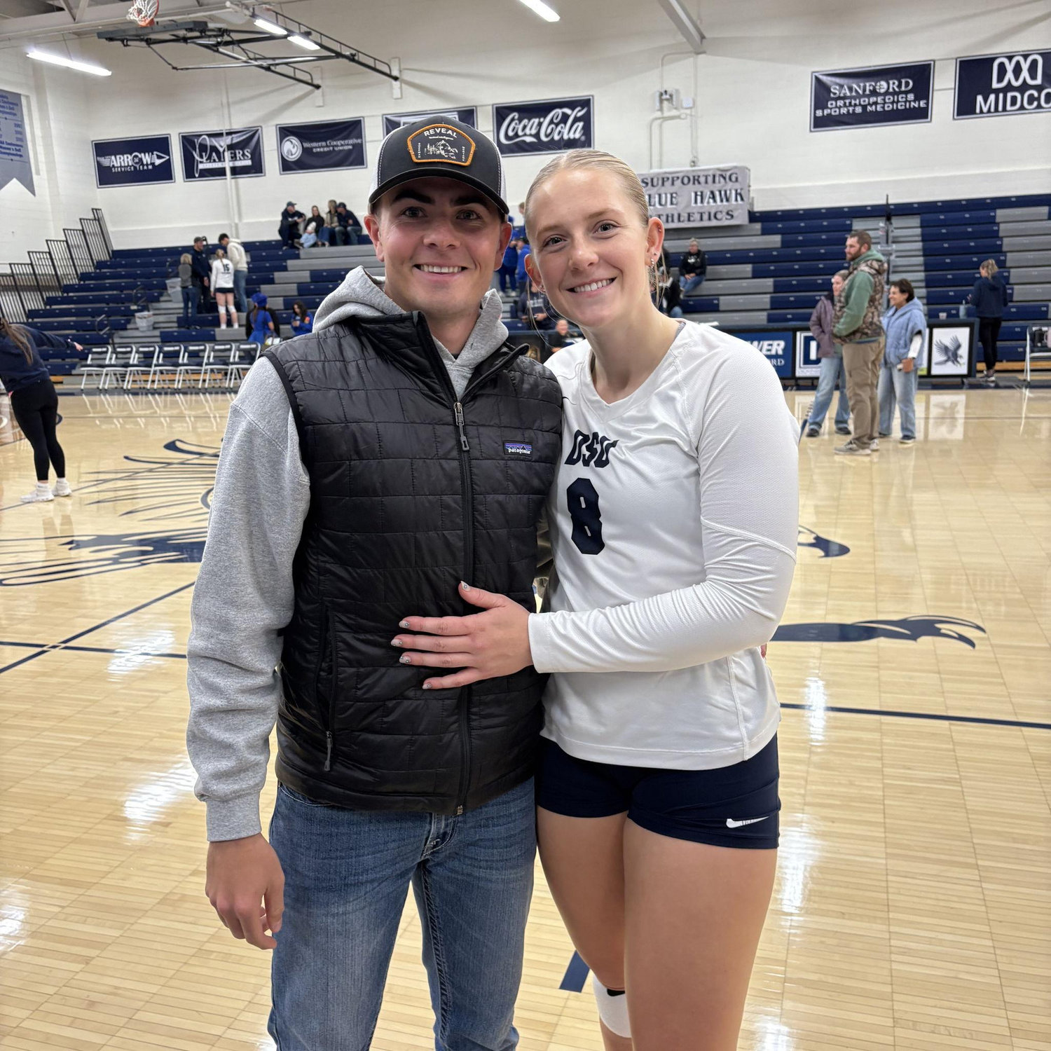 Makyah's senior night for volleyball