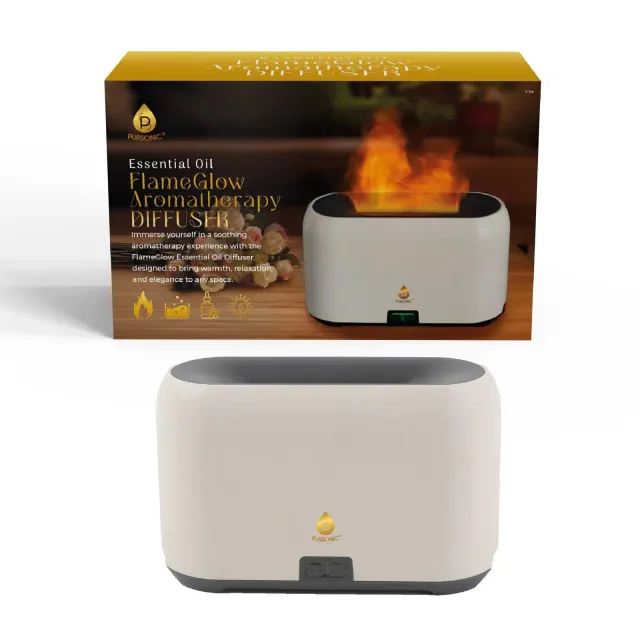 Pursonic Essential Oil FlameGlow Aromatherapy Diffuser