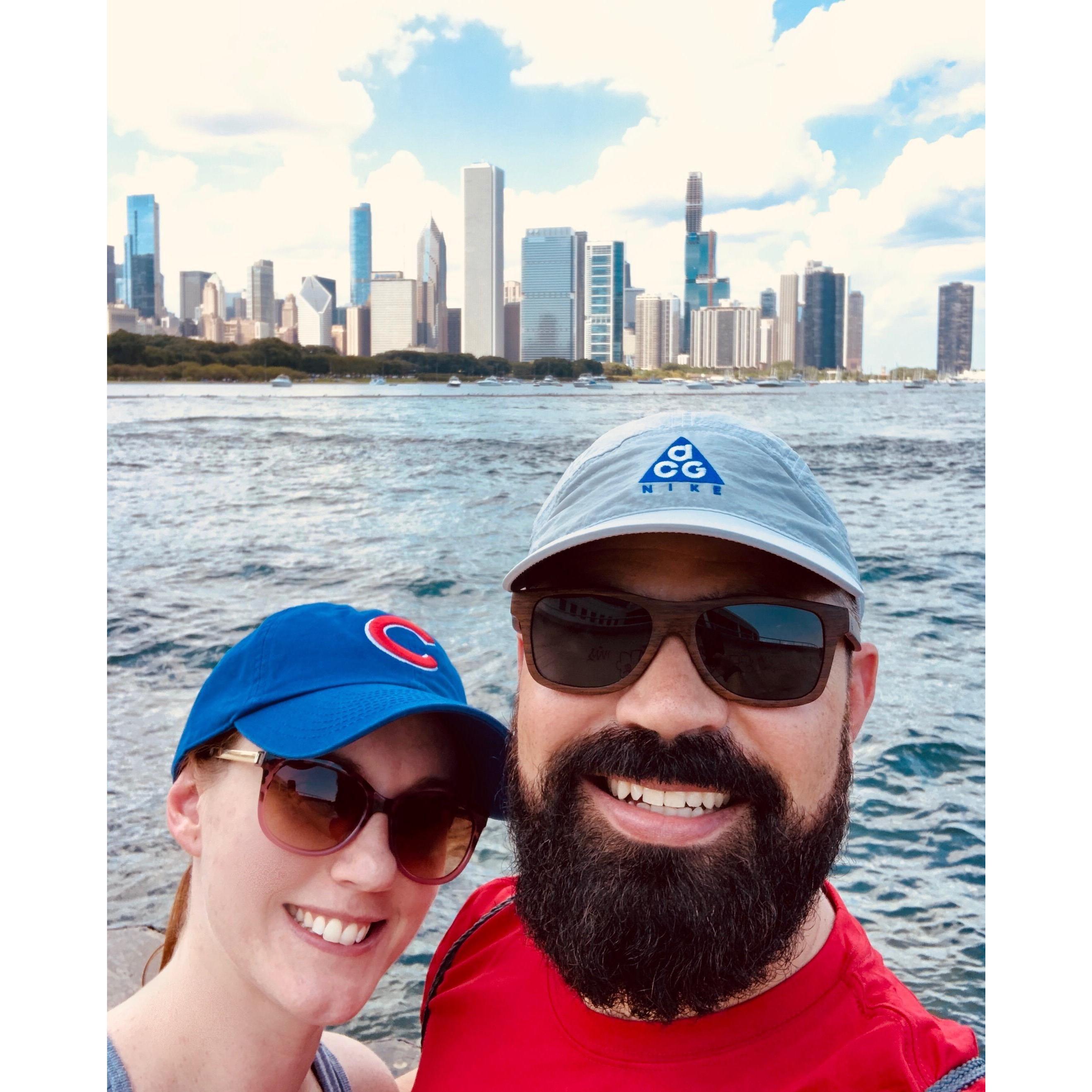 Our runs on the lake. We love our city!