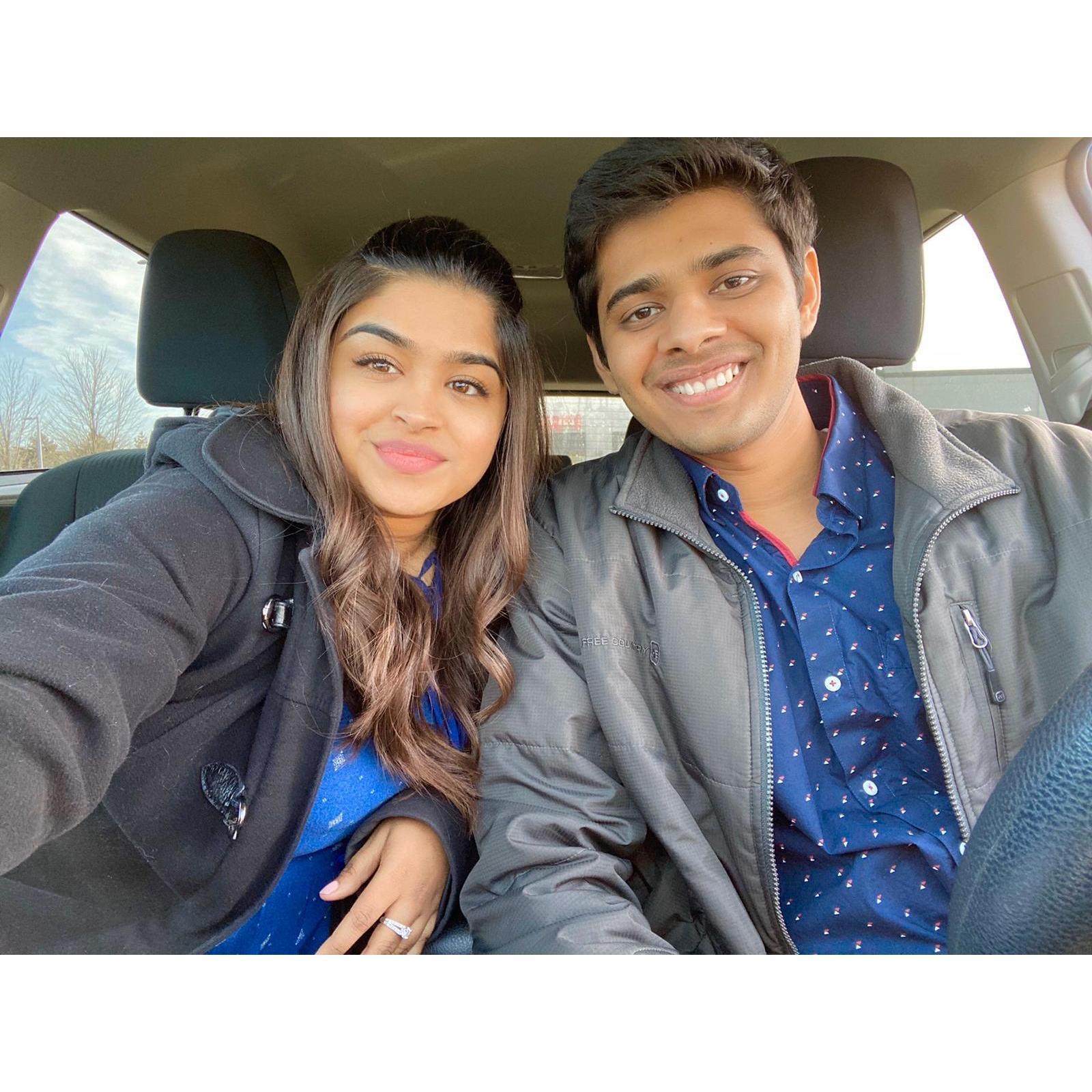 Our first photo together :)