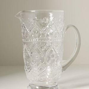 The Bombay Handblown Glass Pitcher