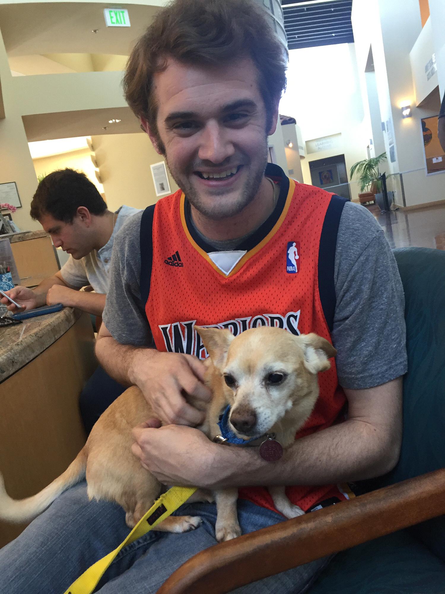 Picking up Hamilton (aka Hami) at HSSV!