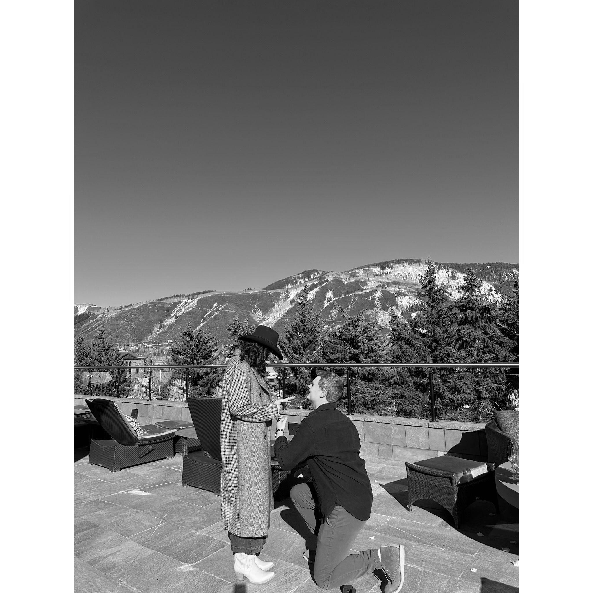 A beautiful proposal !