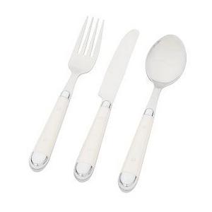 Bistro Outdoor Flatware, Set of 12- Ivory