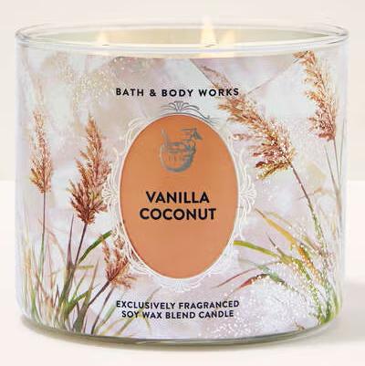 Vanilla Coconut candle - Bath and Body Works